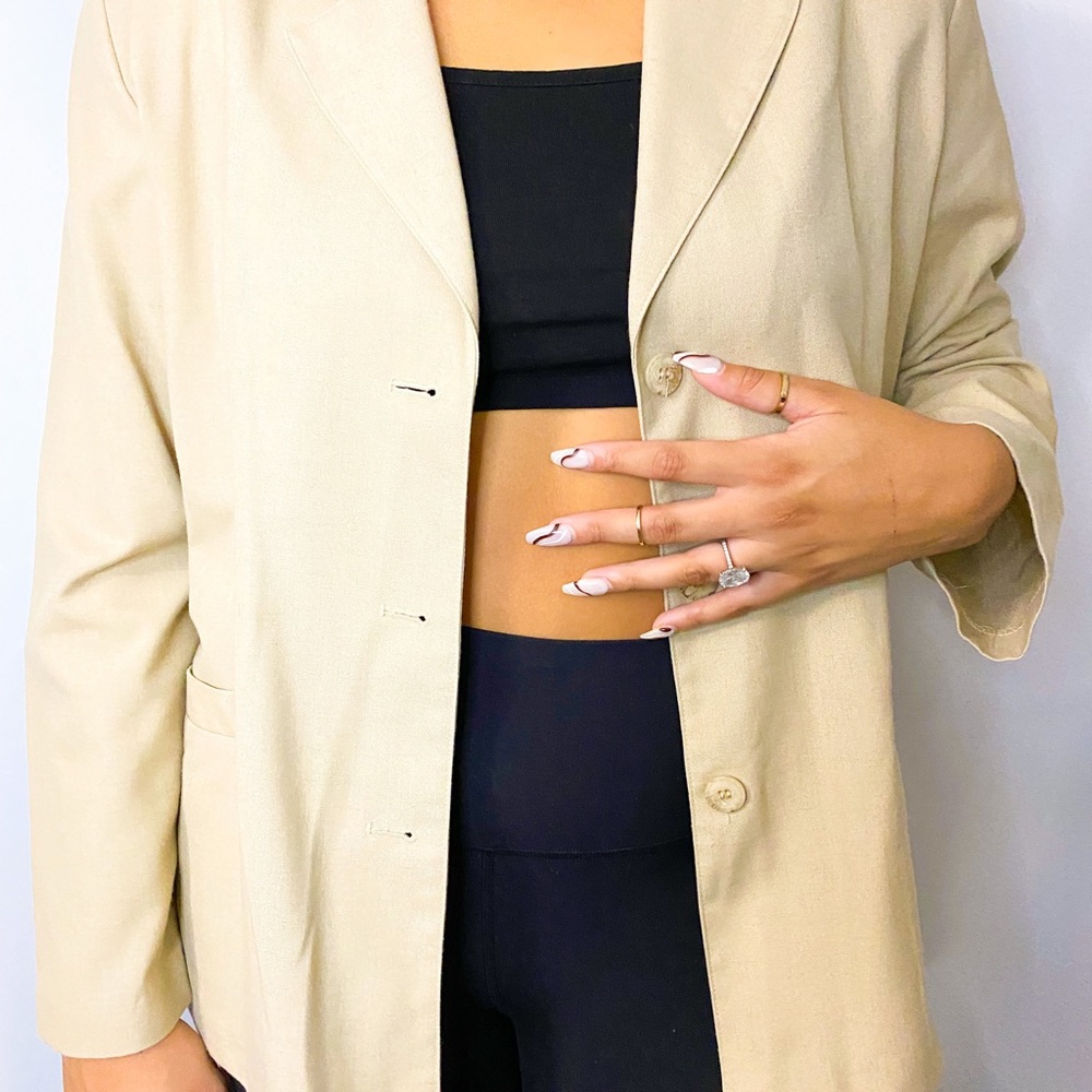 Alfred Dunner Tan Blazer